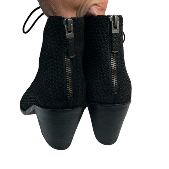 Eileen Fisher Slew Lace Up Booties Open Toe - Picture 7 of 12